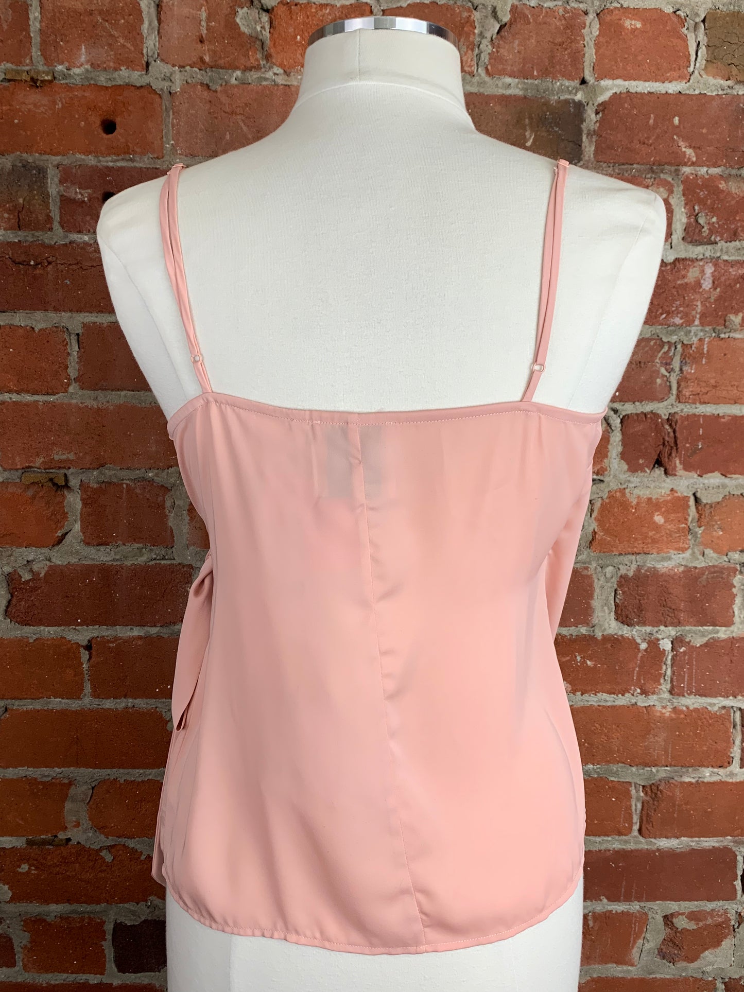 L'Academie The Wrap Cami in Pink | SZ S | NWT