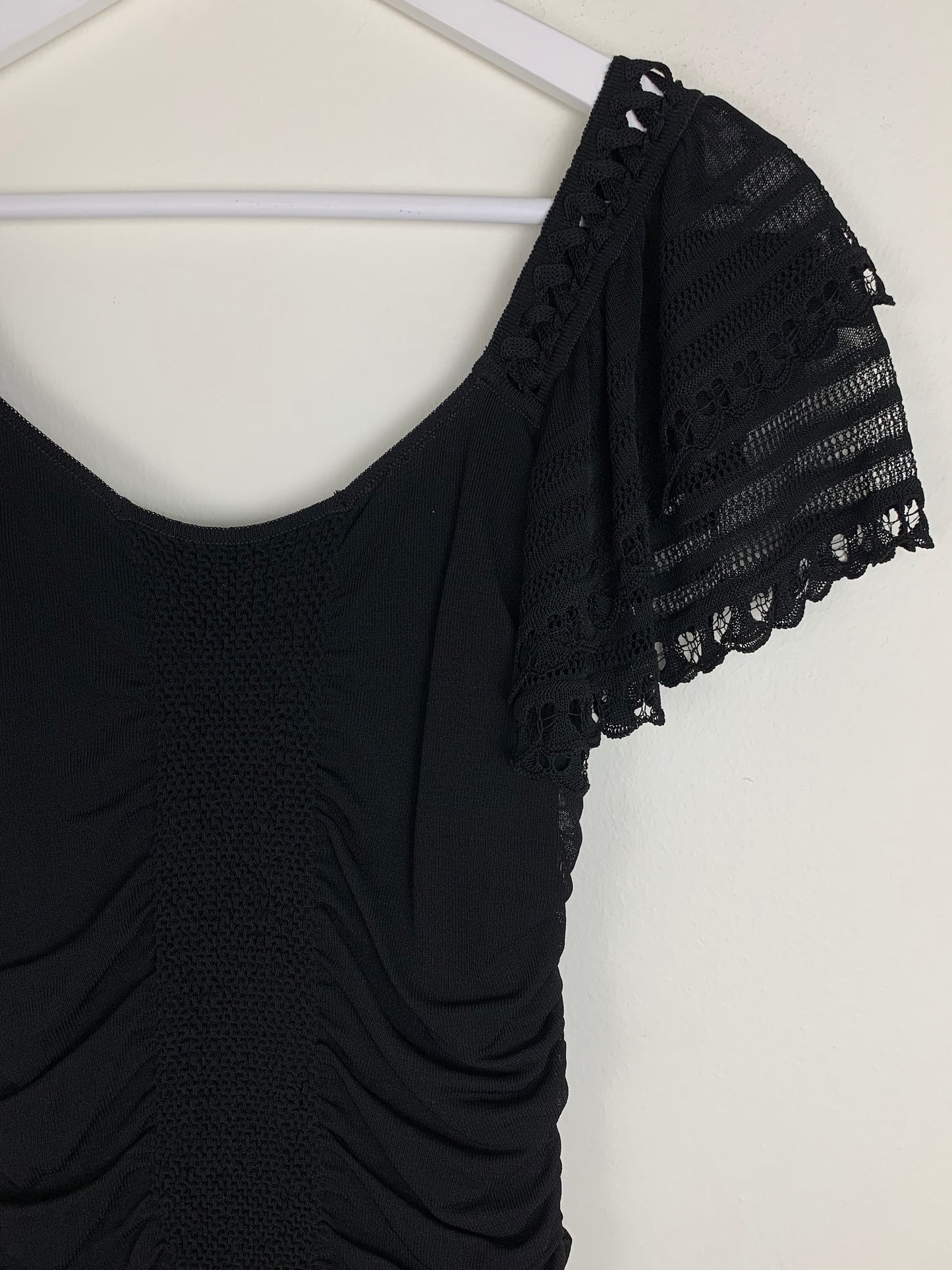 Chanel Black Vintage Midi Dress | SZ 36