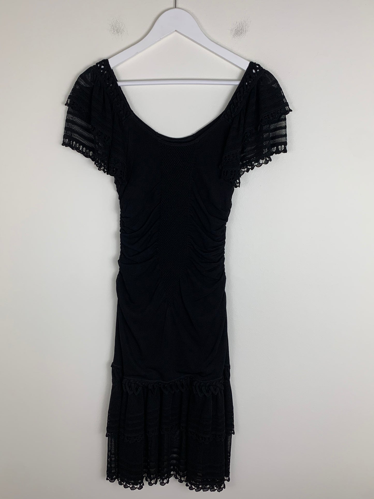 Chanel Black Vintage Midi Dress | SZ 36