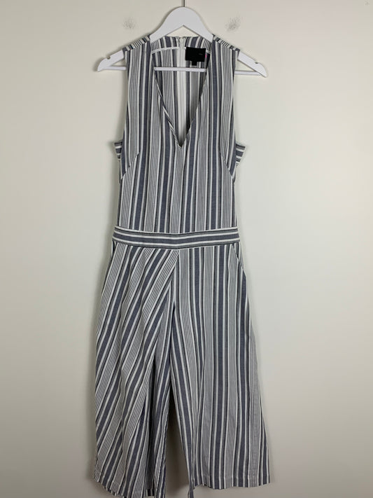 Intermix Gwen Striped Jumpsuit | SZ M