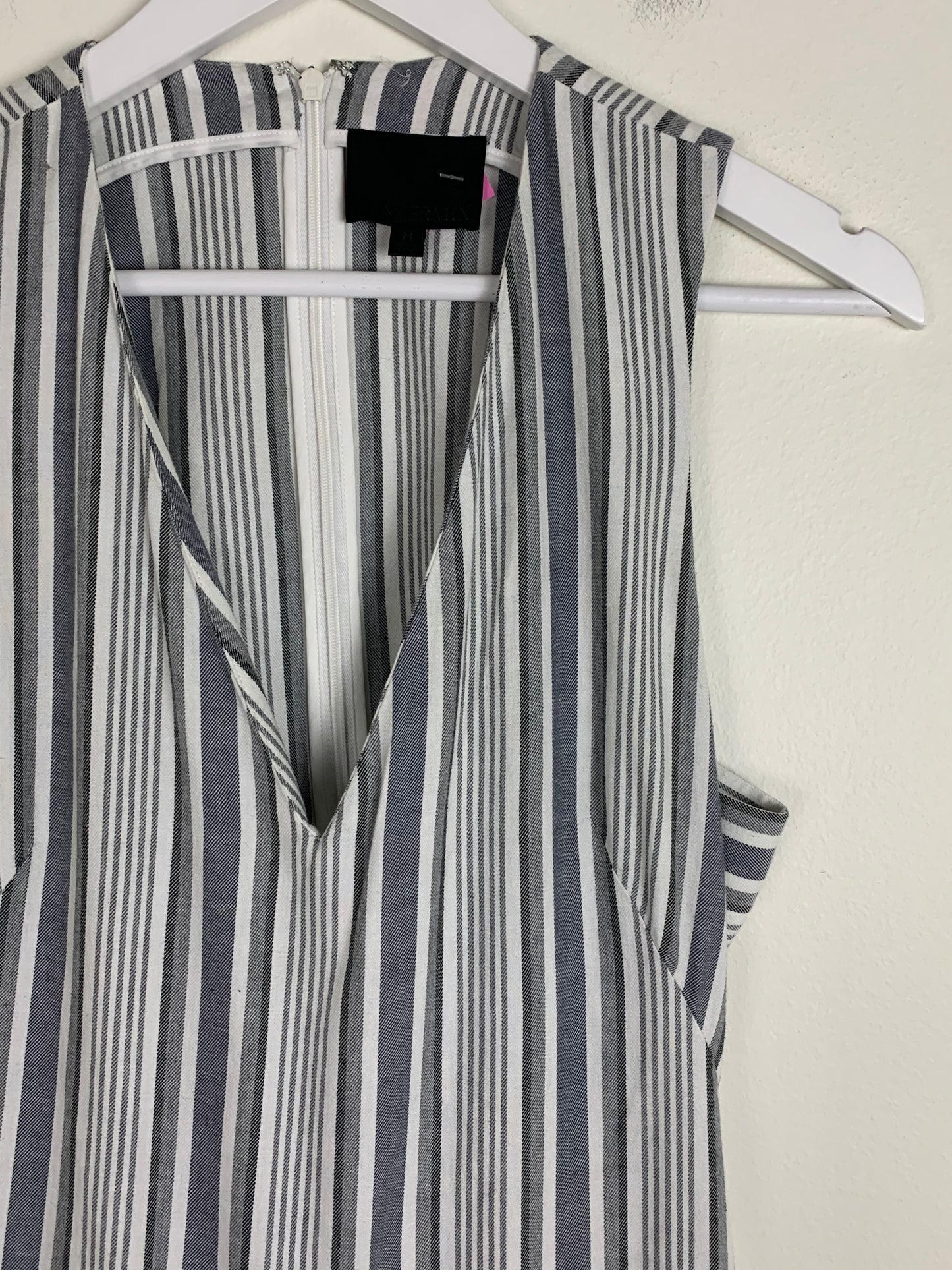 Intermix Gwen Striped Jumpsuit | SZ M