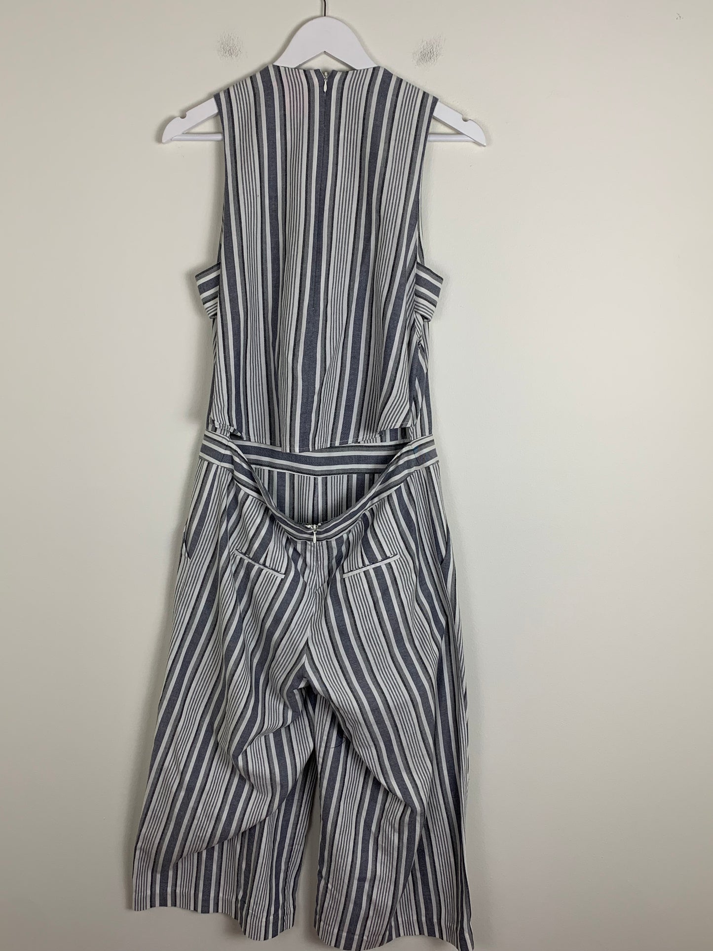 Intermix Gwen Striped Jumpsuit | SZ M