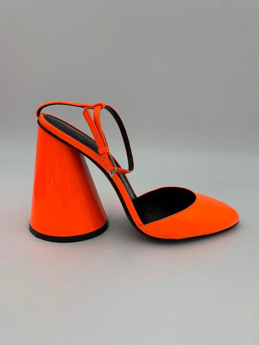 THE ATTICO Orange Luz Heels | SZ 39.5