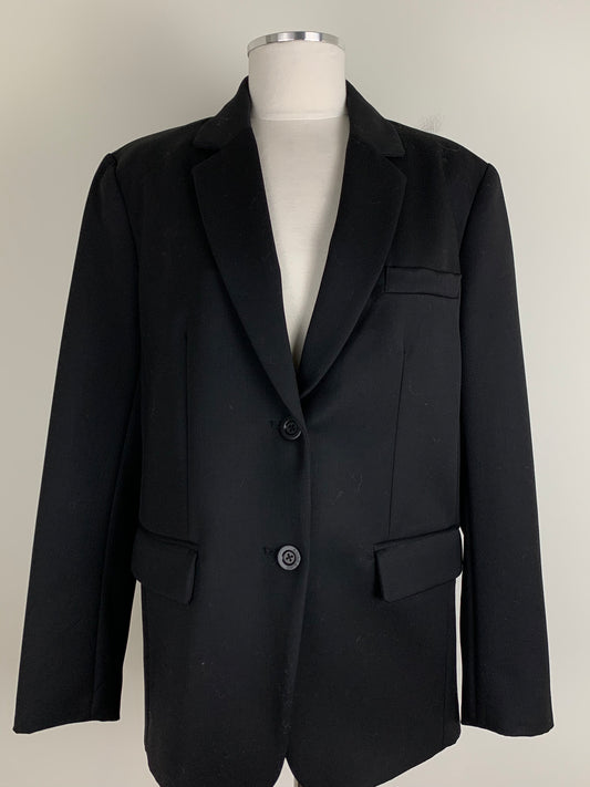 Anine Bing Classic Wool Blazer | SZ M