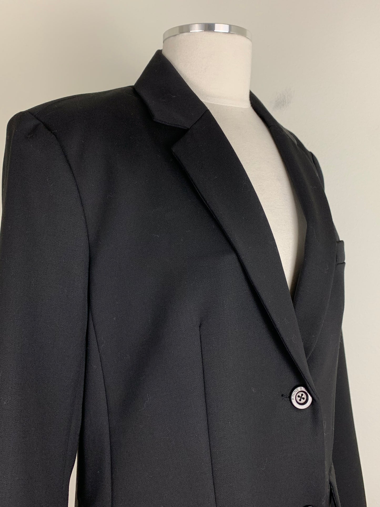 Anine Bing Classic Wool Blazer | SZ M