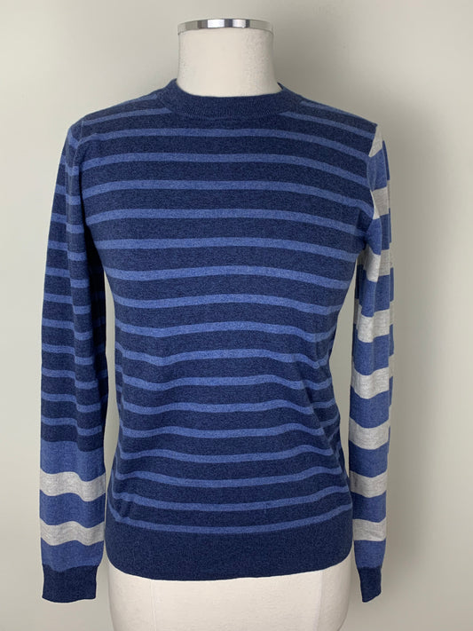 Derek Lam Denim Striped Knit Sweater | SZ S | NWT