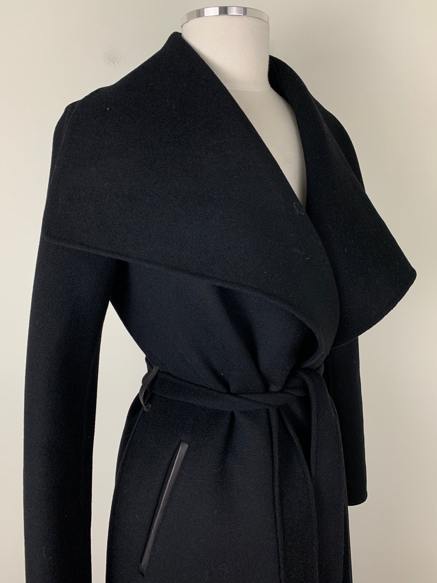 Mackage Mai-Cn Double Face Wool Wrap Coat | SZ S