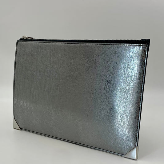 Alexander Wang Prisma Metallic Flat Clutch | BNIB | $224.00