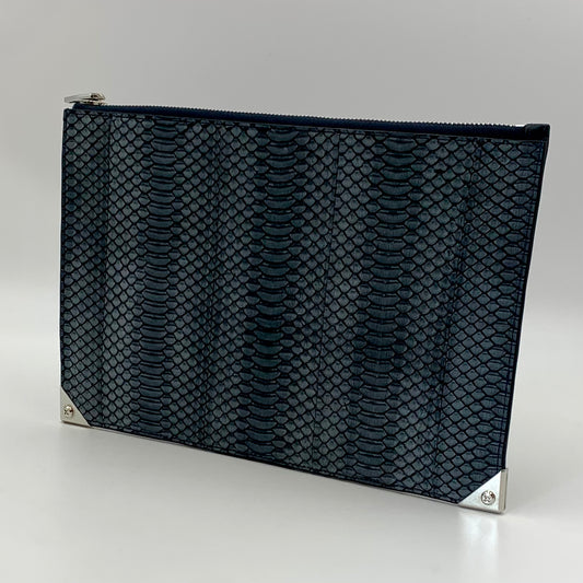 Alexander Wang Prisma Python Flat Clutch | $224.00