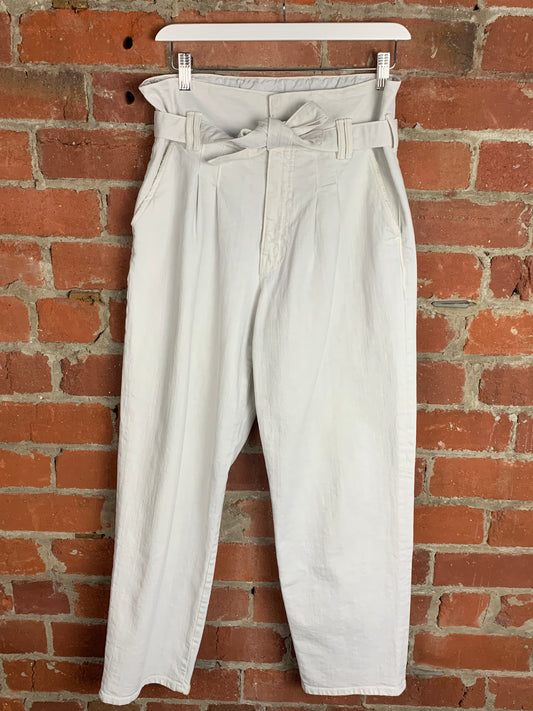 MOTHER SUPERIOR The Greaser Paperbag Pleat Pant   | SZ 26