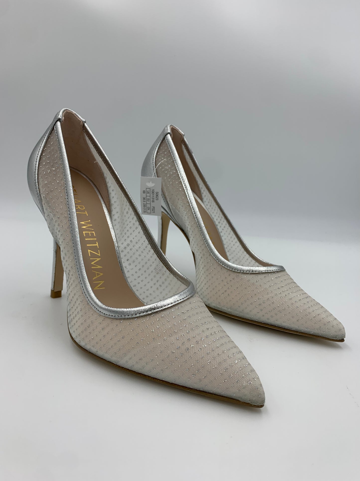 Stuart Weitzman Tasha 100 Metallic Pumps | SZ 6 | NIB