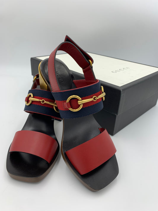 Gucci Horsebit Lifford Sandals | SZ 35.5 | NIB