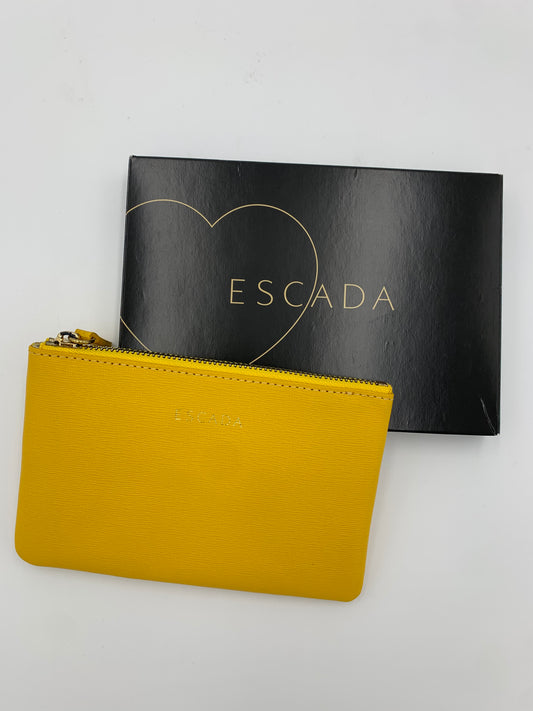 Escada Leather Clutch Wristlet |