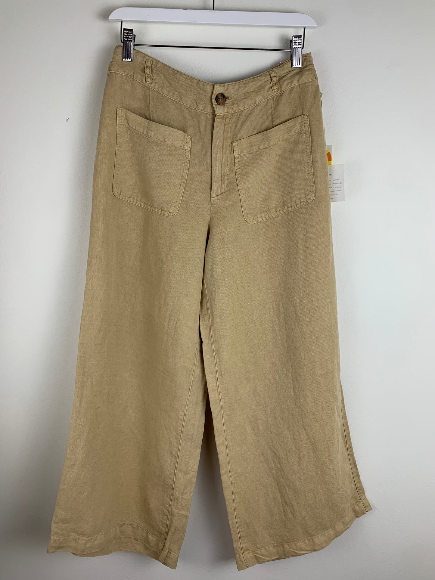 C&C California Vintage Look Linen Pant | SZ 4 | NWT