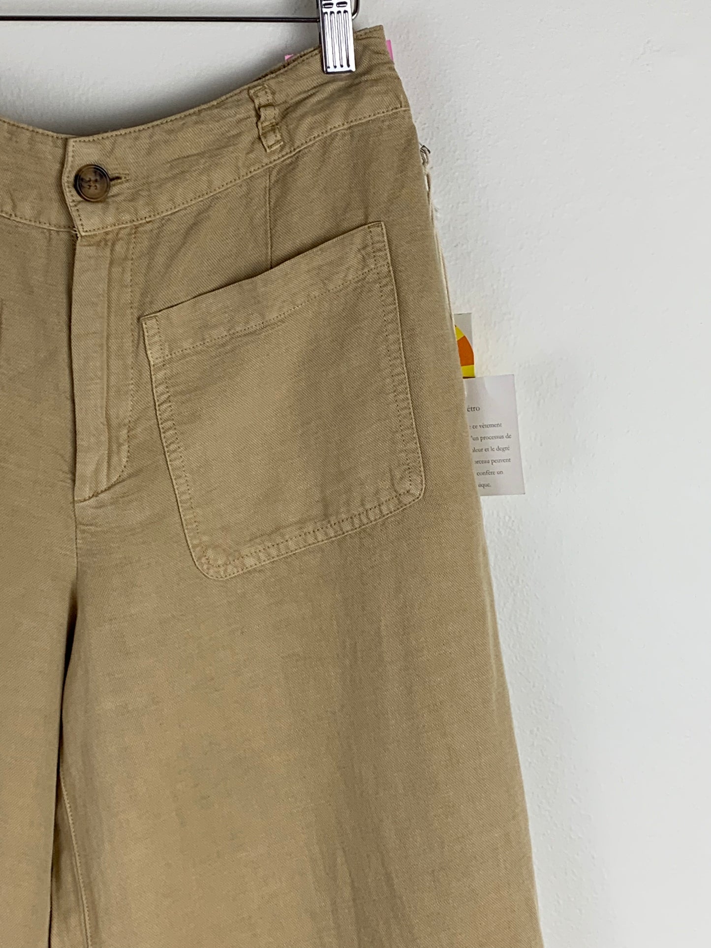 C&C California Vintage Look Linen Pant | SZ 4 | NWT