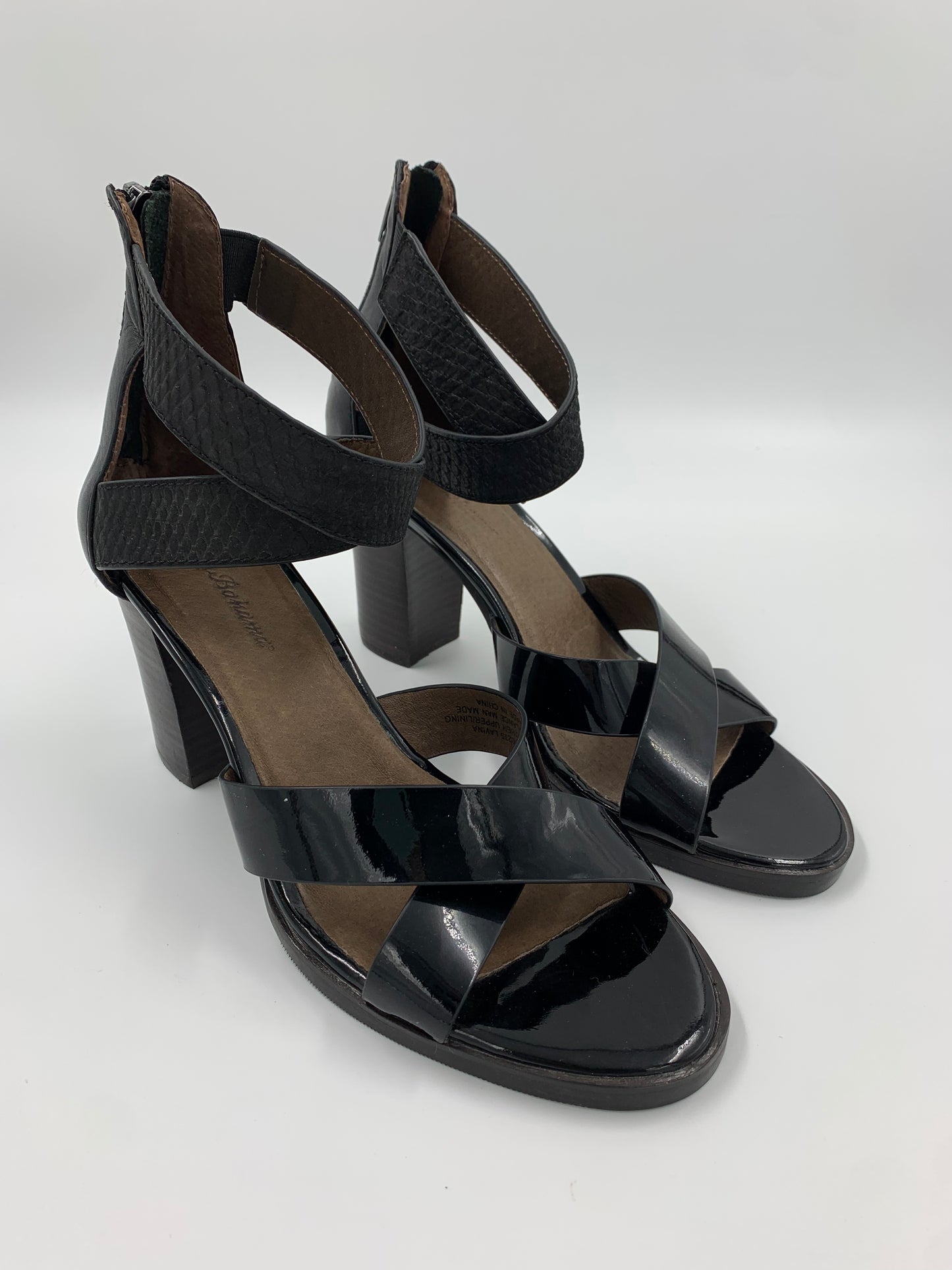 Tommy Bahama Lavina Black Patent Sandal | SZ 9B