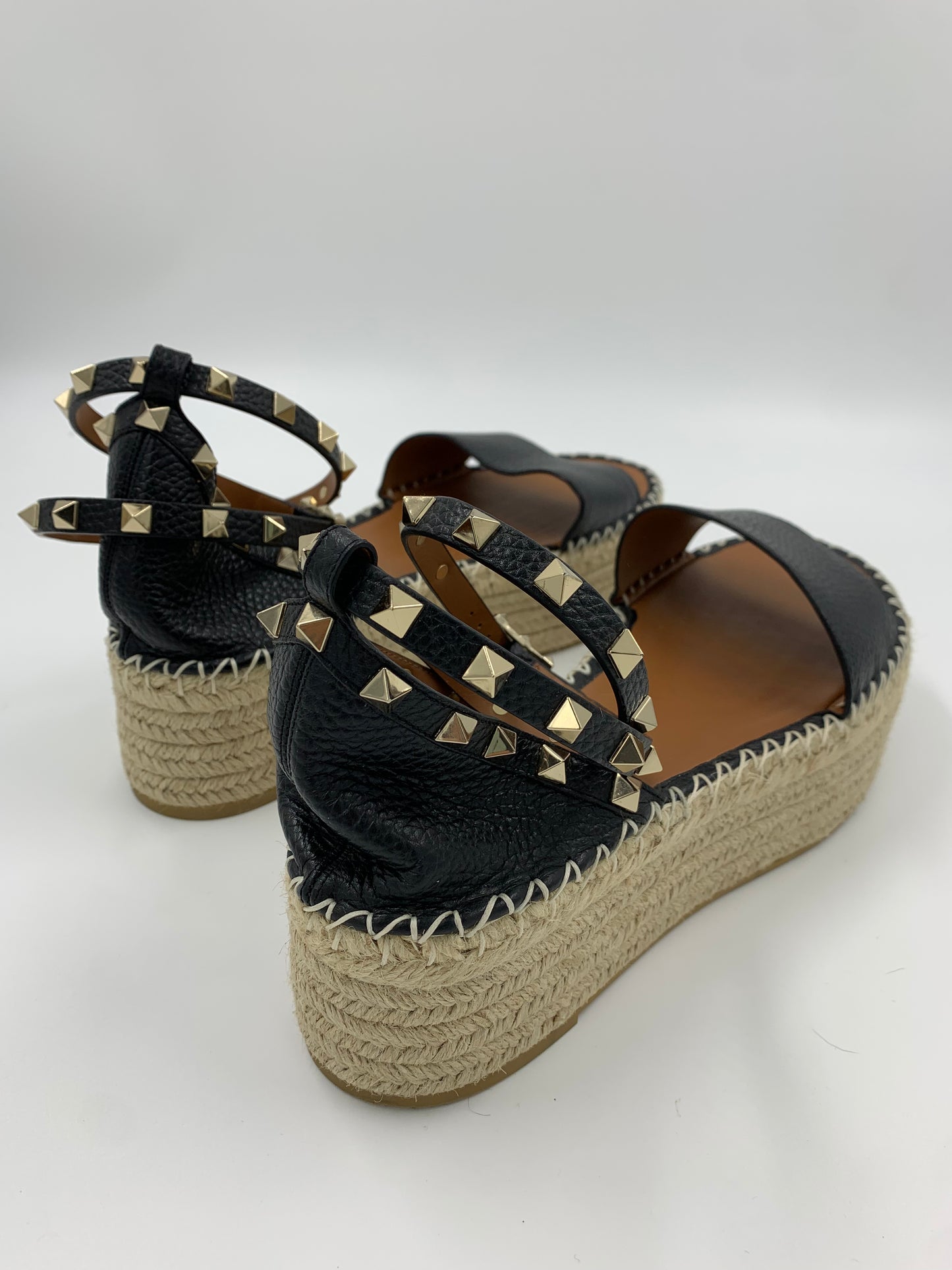 Valentino Garavani Rockstud Double Wrap Espadrille | SZ41