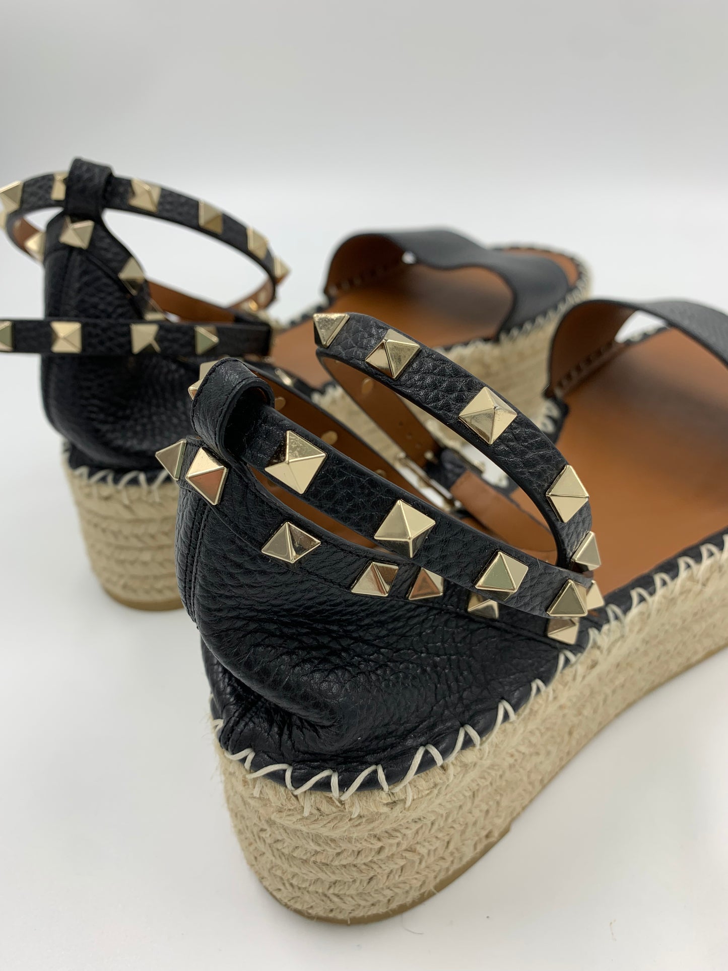 Valentino Garavani Rockstud Double Wrap Espadrille | SZ41