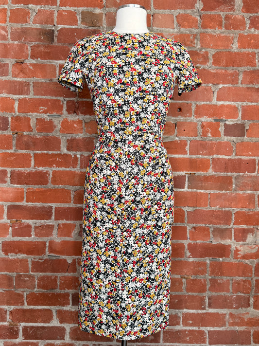 Victoria Beckham Jacquard Midi Dress | SZ 6