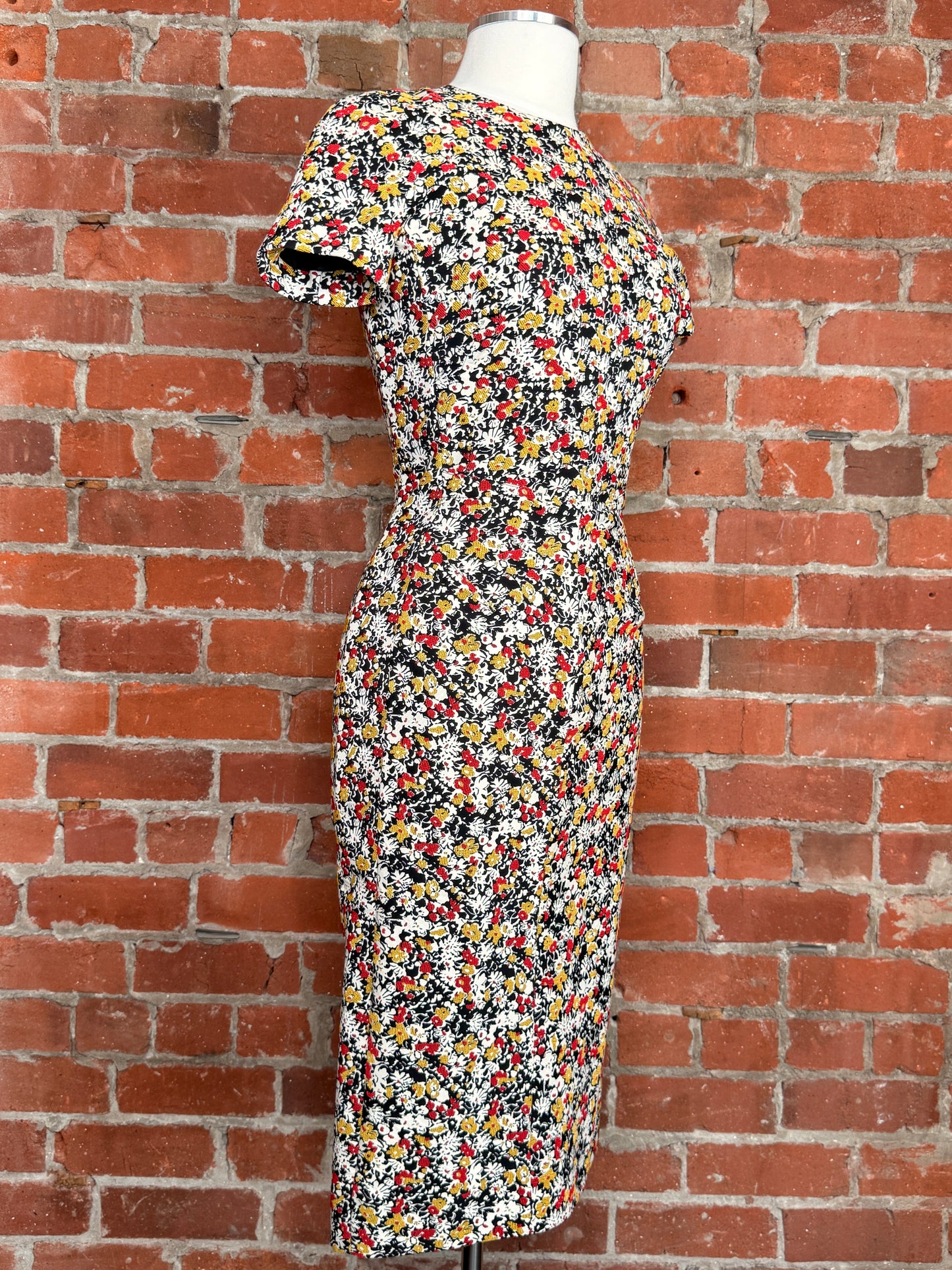 Victoria Beckham Jacquard Midi Dress | SZ 6