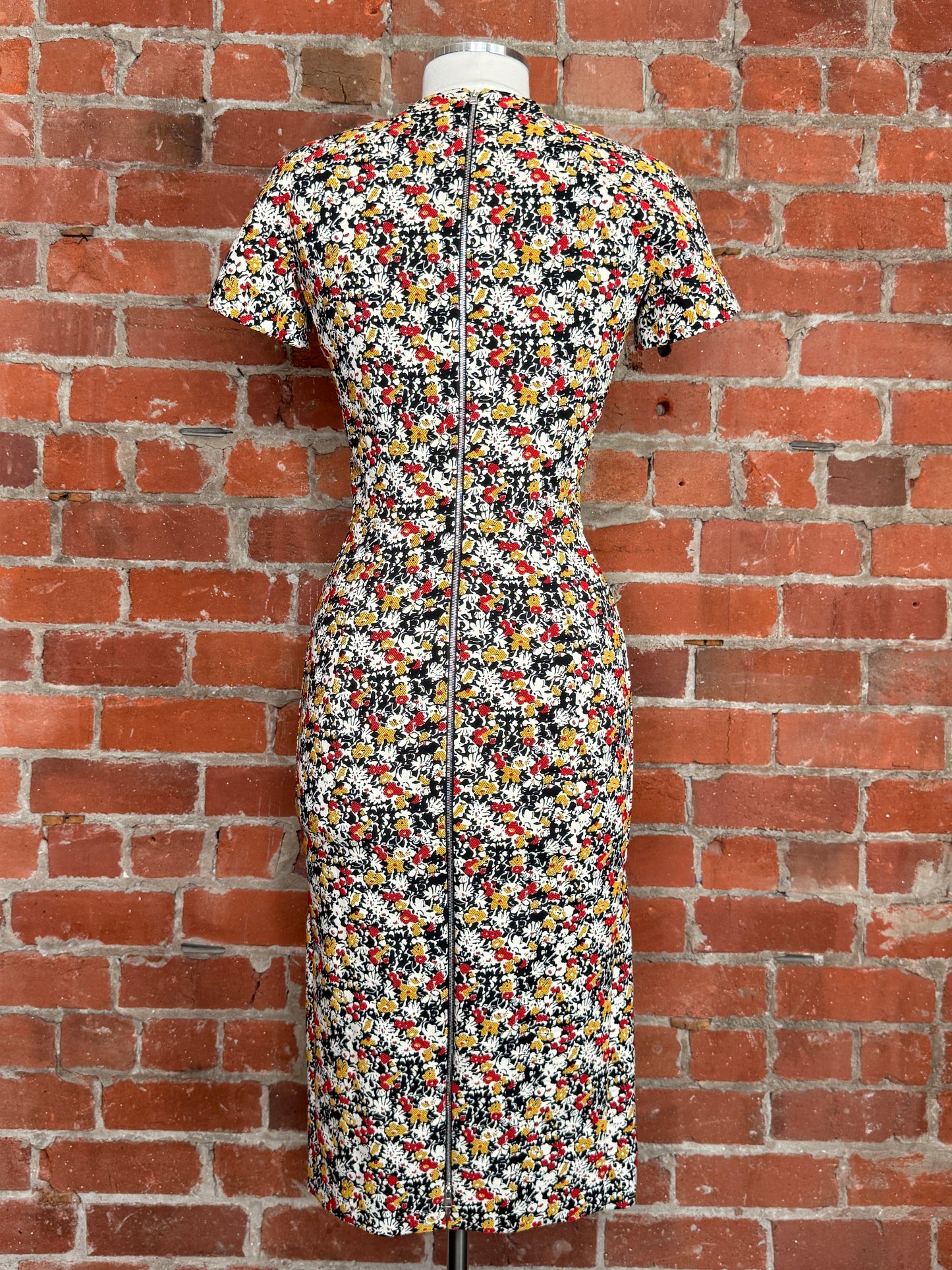 Victoria Beckham Jacquard Midi Dress | SZ 6