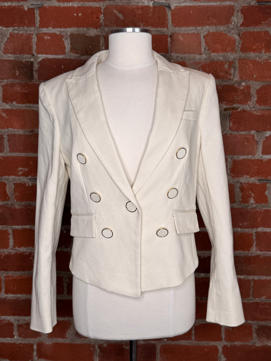 Veronica Beard Diego Stretch Cotton Dickey Jacket | SZ 10