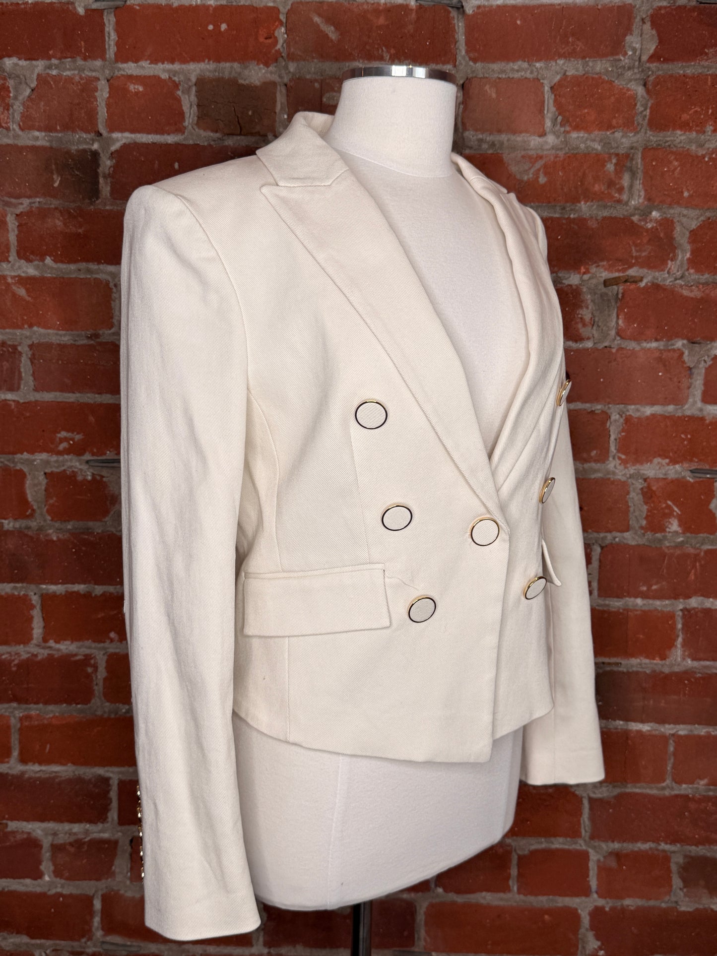 Veronica Beard Diego Stretch Cotton Dickey Jacket | SZ 10