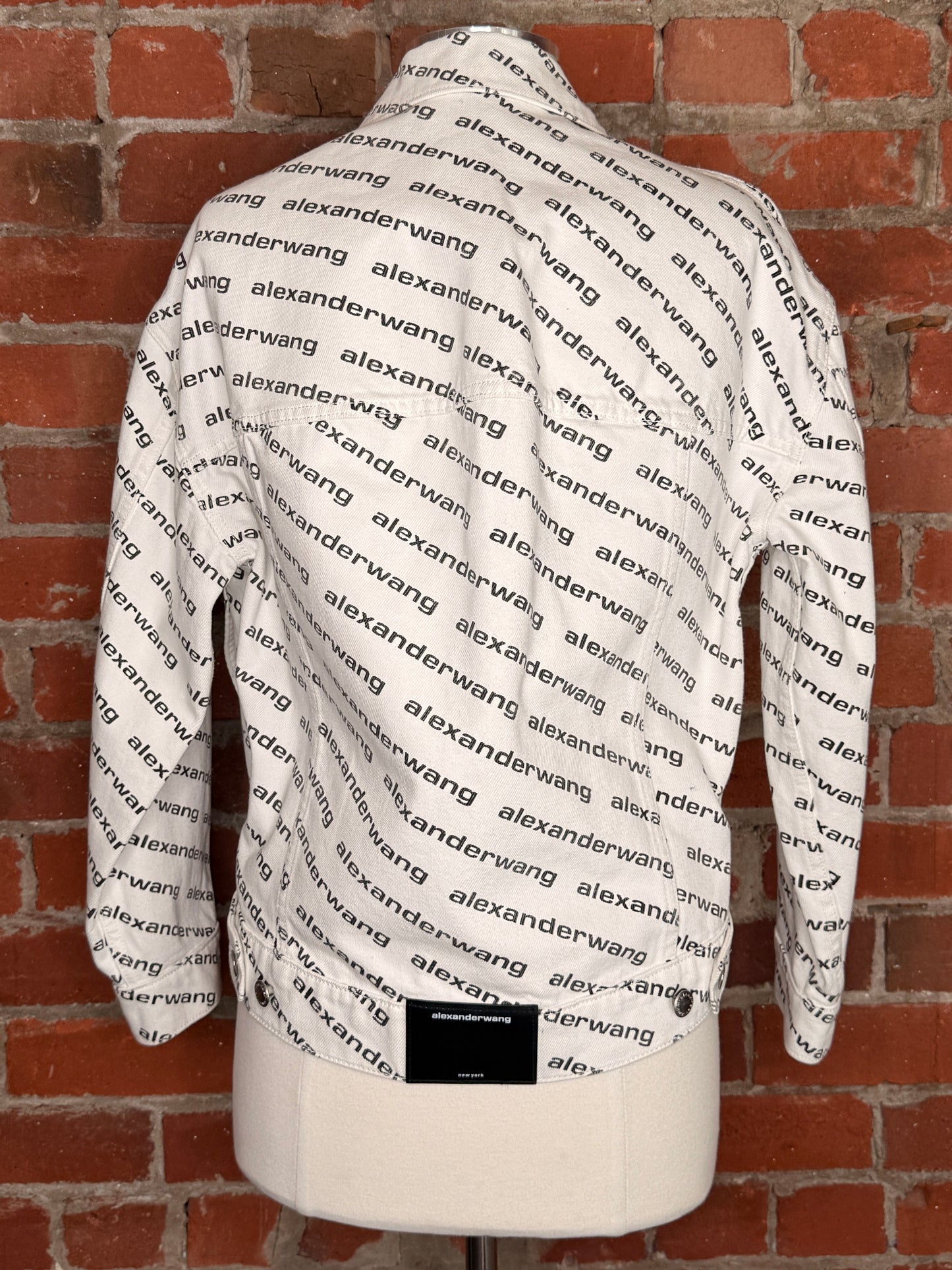 Alexander Wang Falling Back Logo Jacket | SZ XS