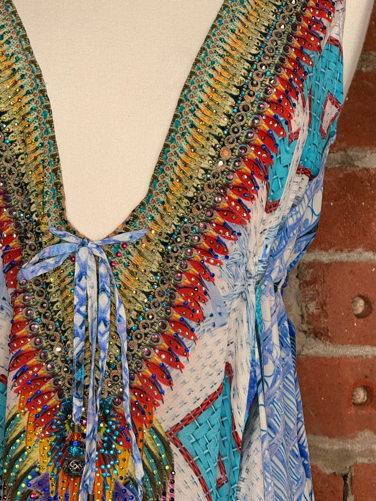 Camilla Floral Kaftan Maxi Dress | Fits like a M\L