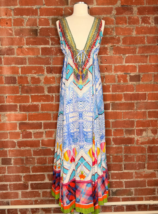 Camilla Floral Kaftan Maxi Dress | Fits like a M\L