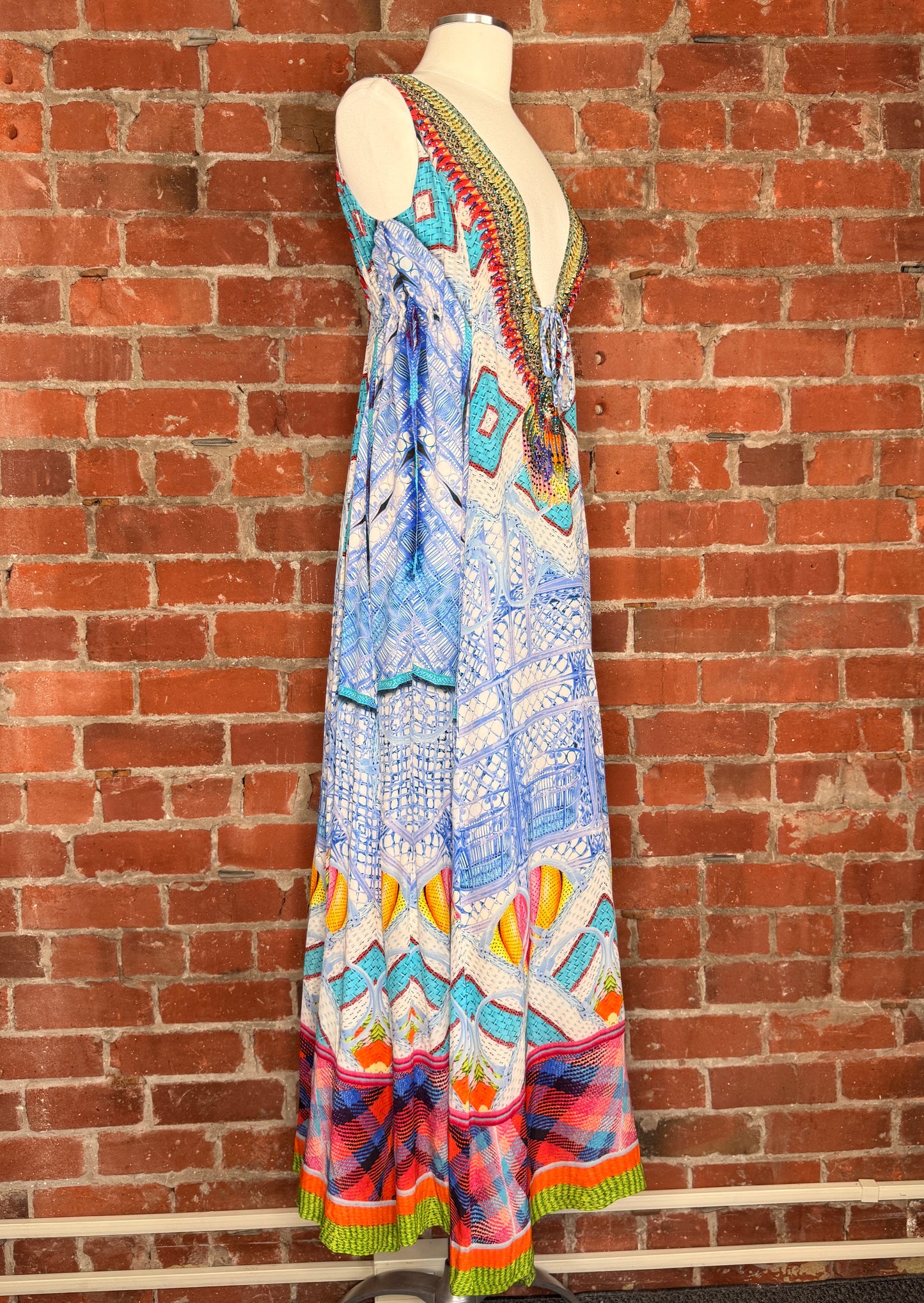 Camilla Floral Kaftan Maxi Dress | Fits like a M\L