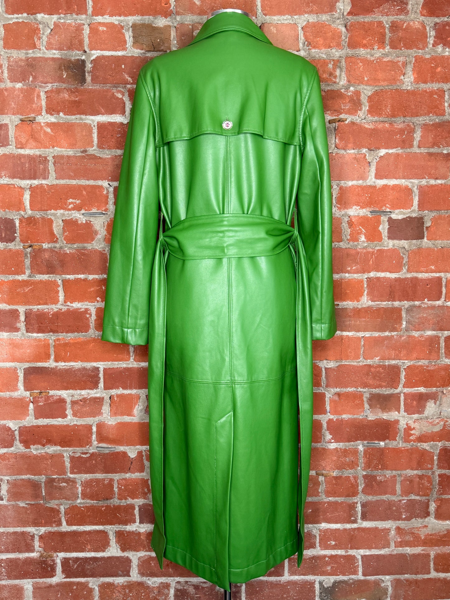 Staud Ashley Vegan Leather Trenchcoat | SZ XS