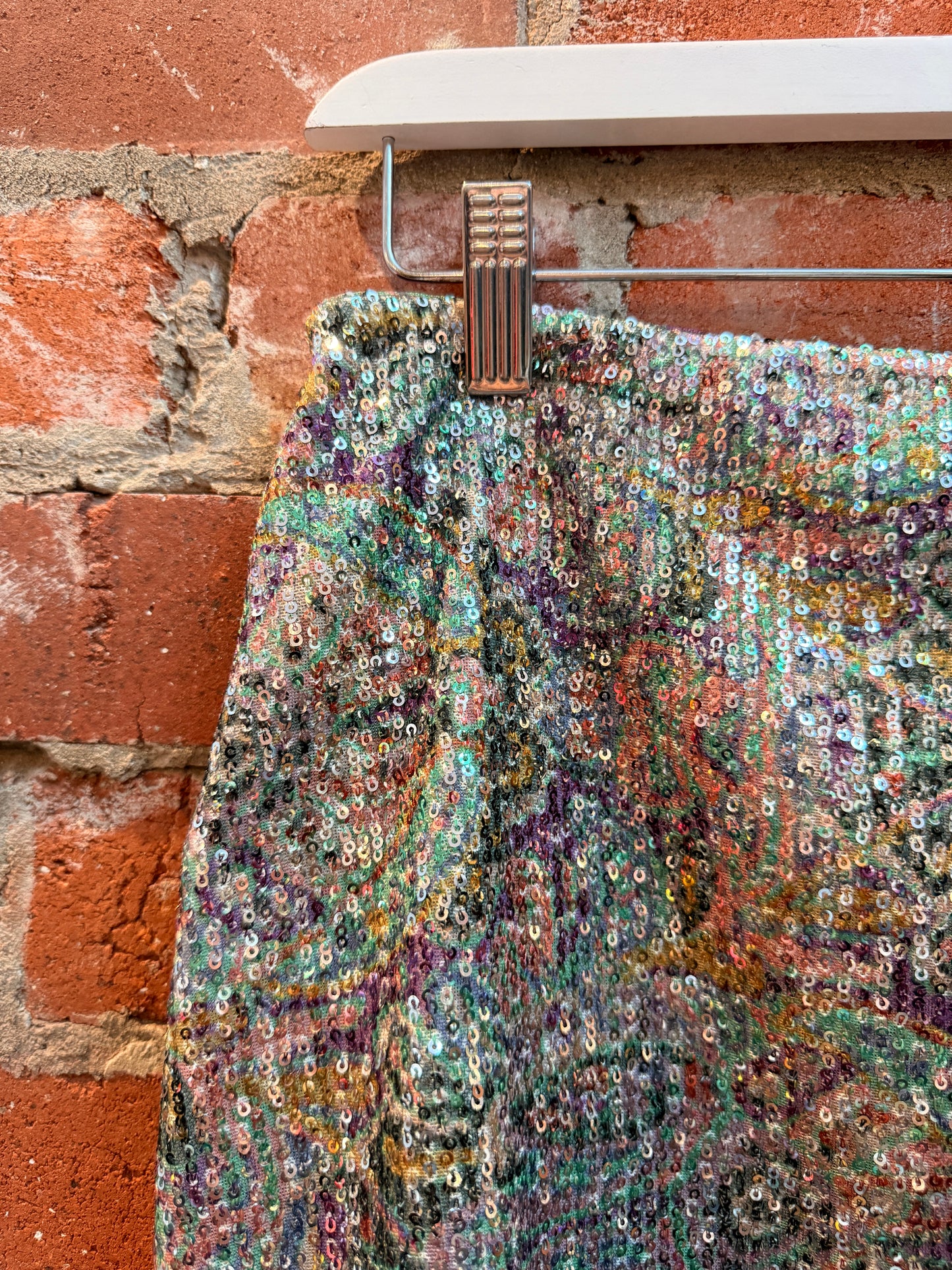 NWT BA&SH Zita Sequinned Mini Skirt | SZ 36