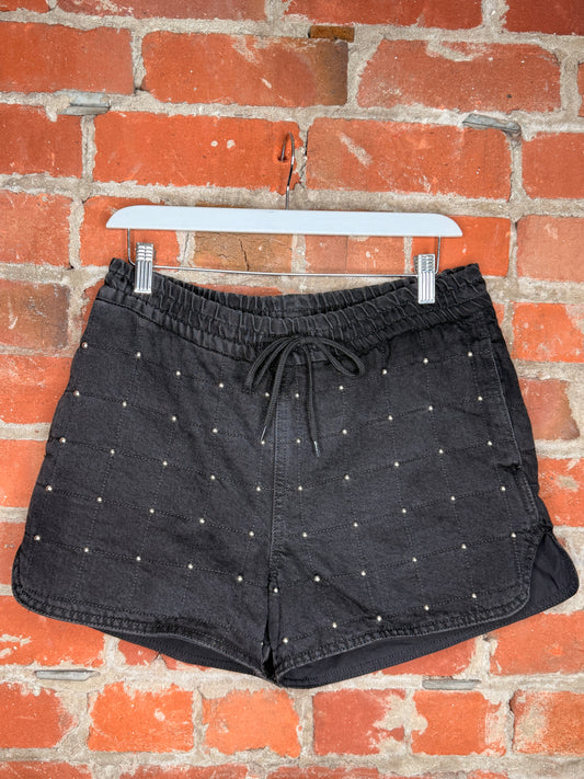 NWT Maje Denim Studded Shorts | SZ 40