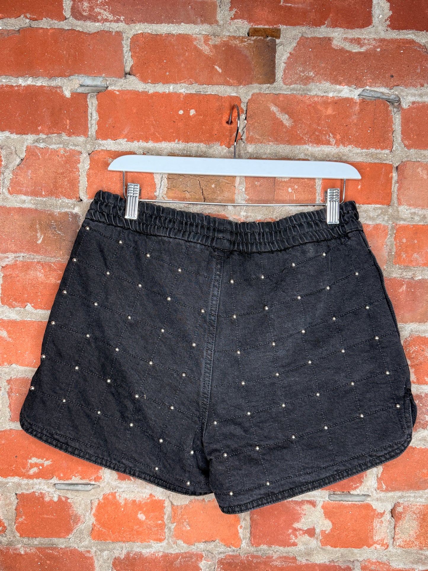 NWT Maje Denim Studded Shorts | SZ 40