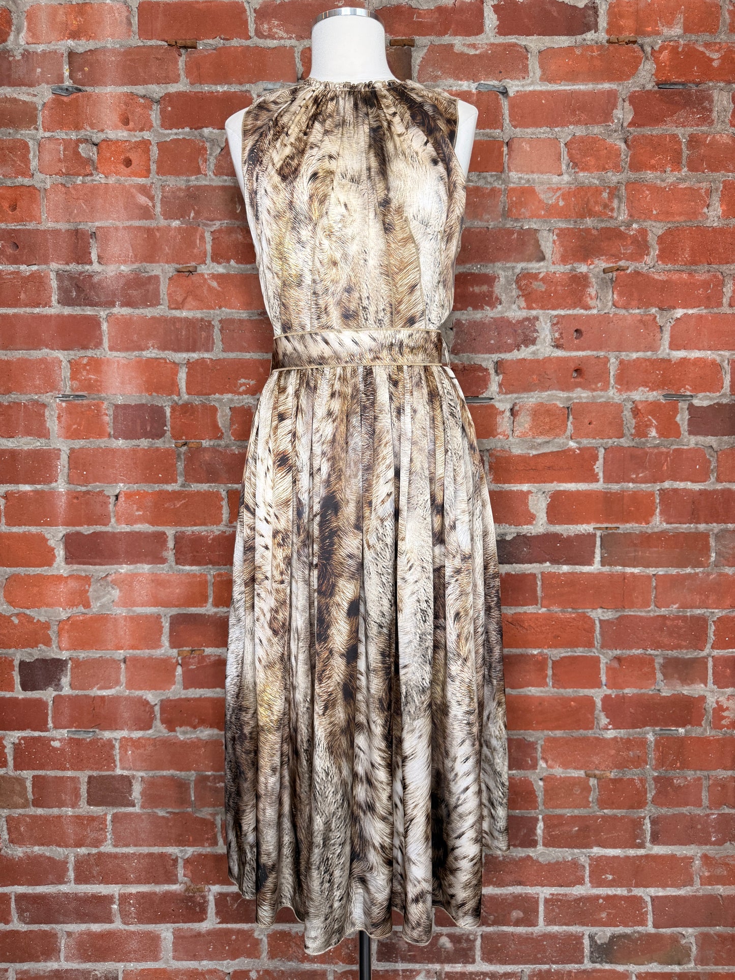 Dolce & Gabbana Printed Sleeveless Dress | SZ 44