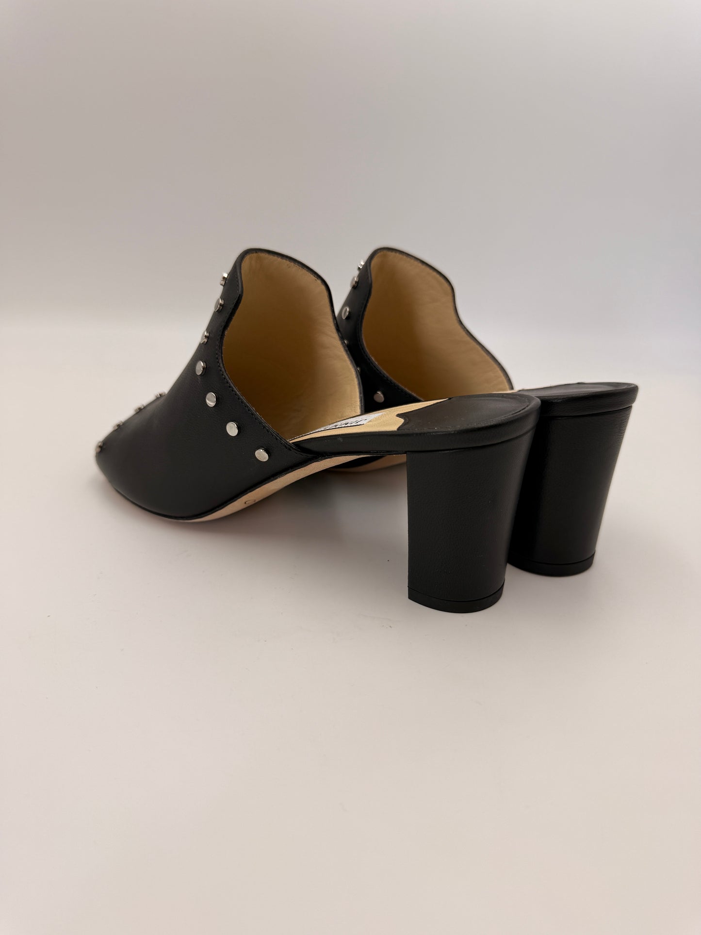 Jimmy Choo Myla Heeled Slides | SZ 38.5