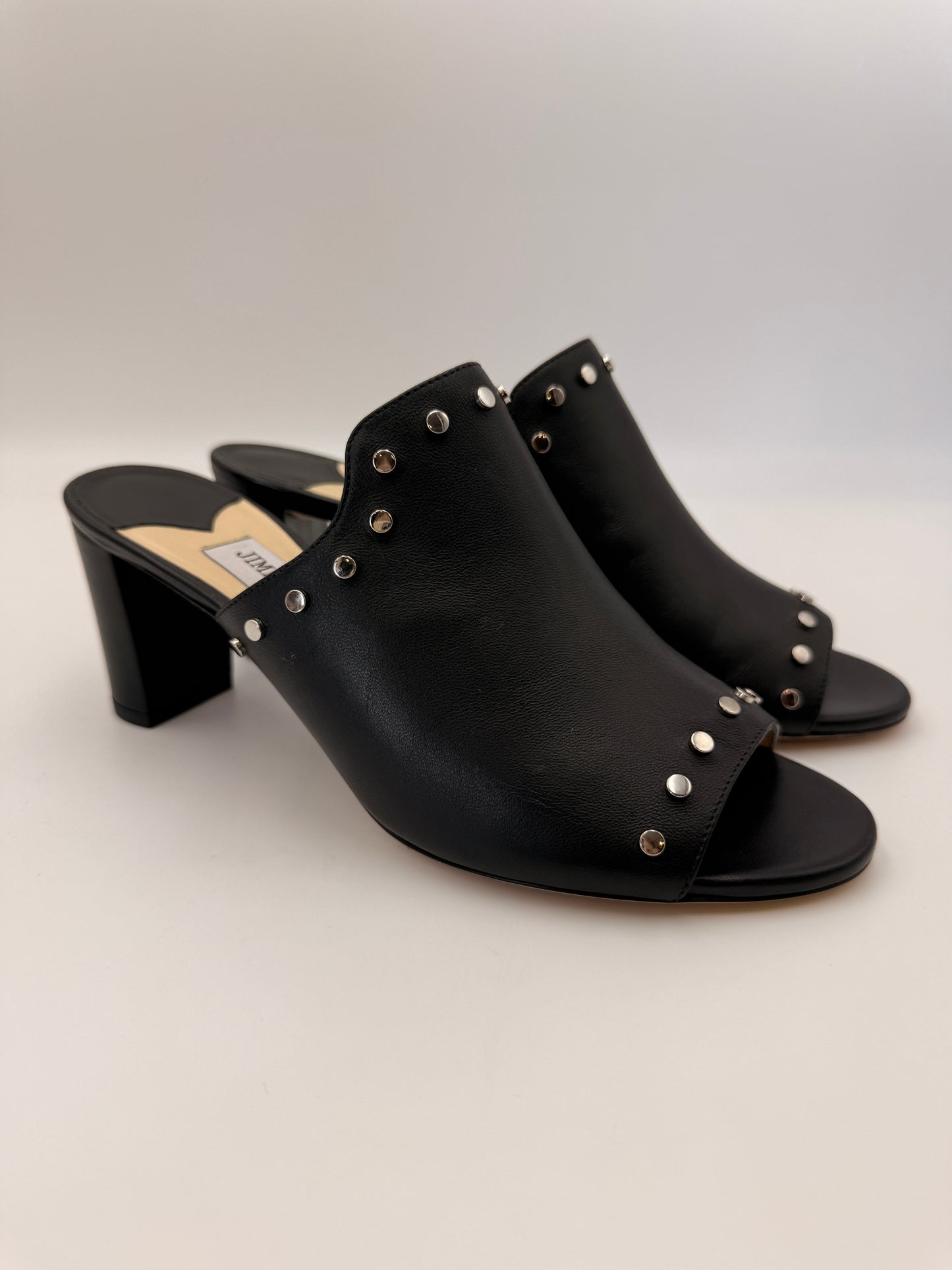 Jimmy Choo Myla Heeled Slides | SZ 38.5