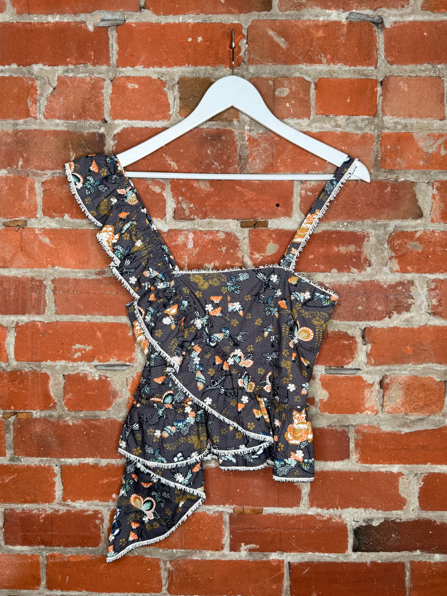 Ulla Johnson Butterfly One Shoulder Top | SZ 0