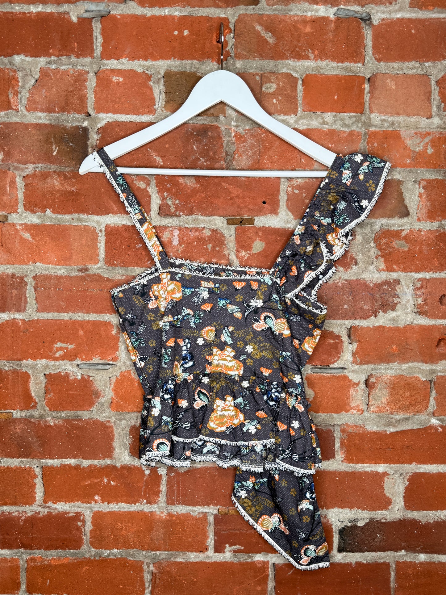 Ulla Johnson Butterfly One Shoulder Top | SZ 0