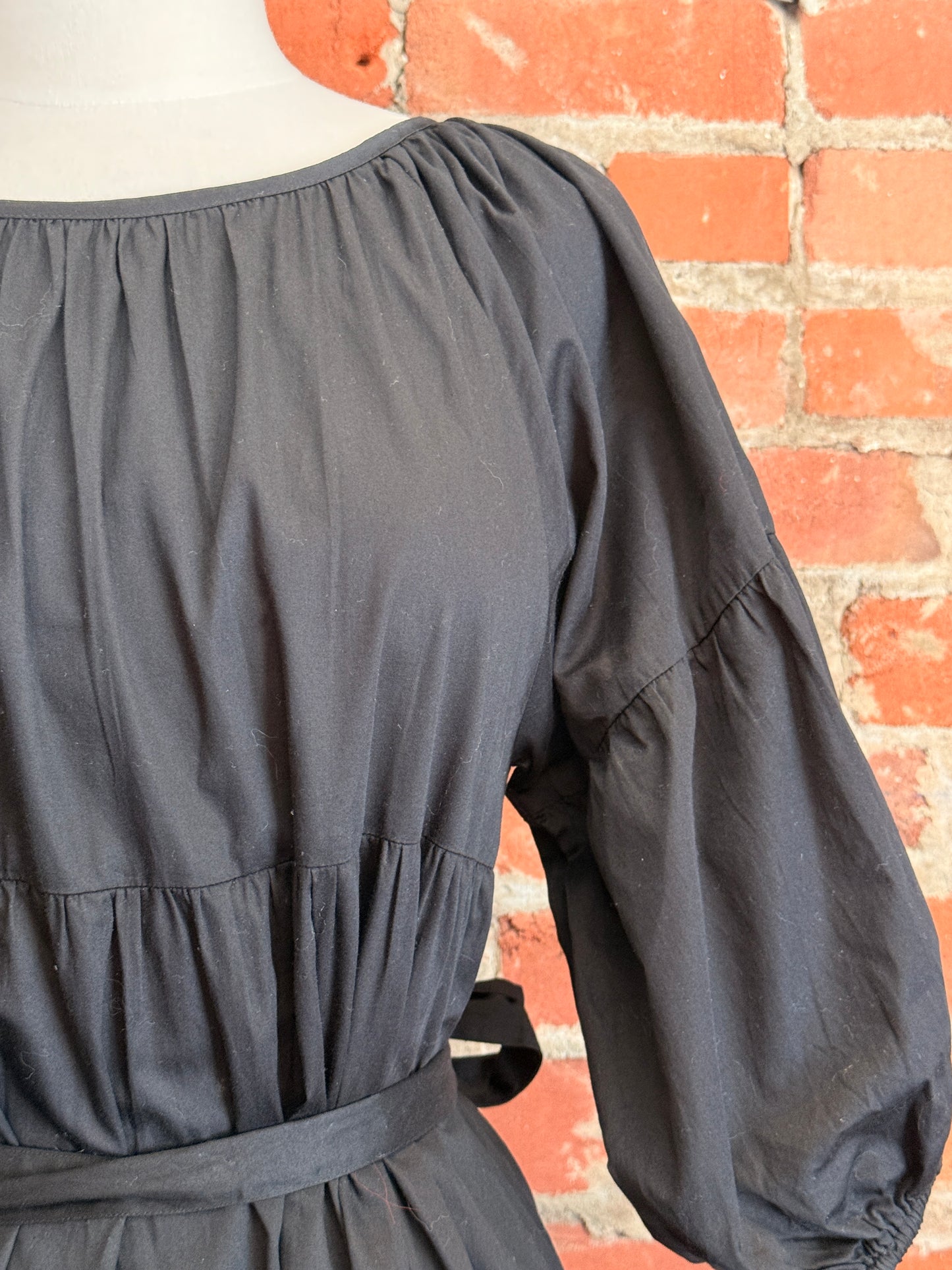 Laude the Label Black Tiered Maxi Dress | SZ S