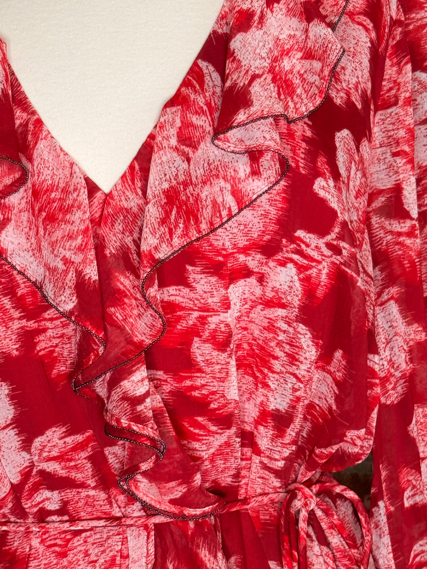 NWT Ted Baker Linndie Ruffle Floral Dress | SZ 5