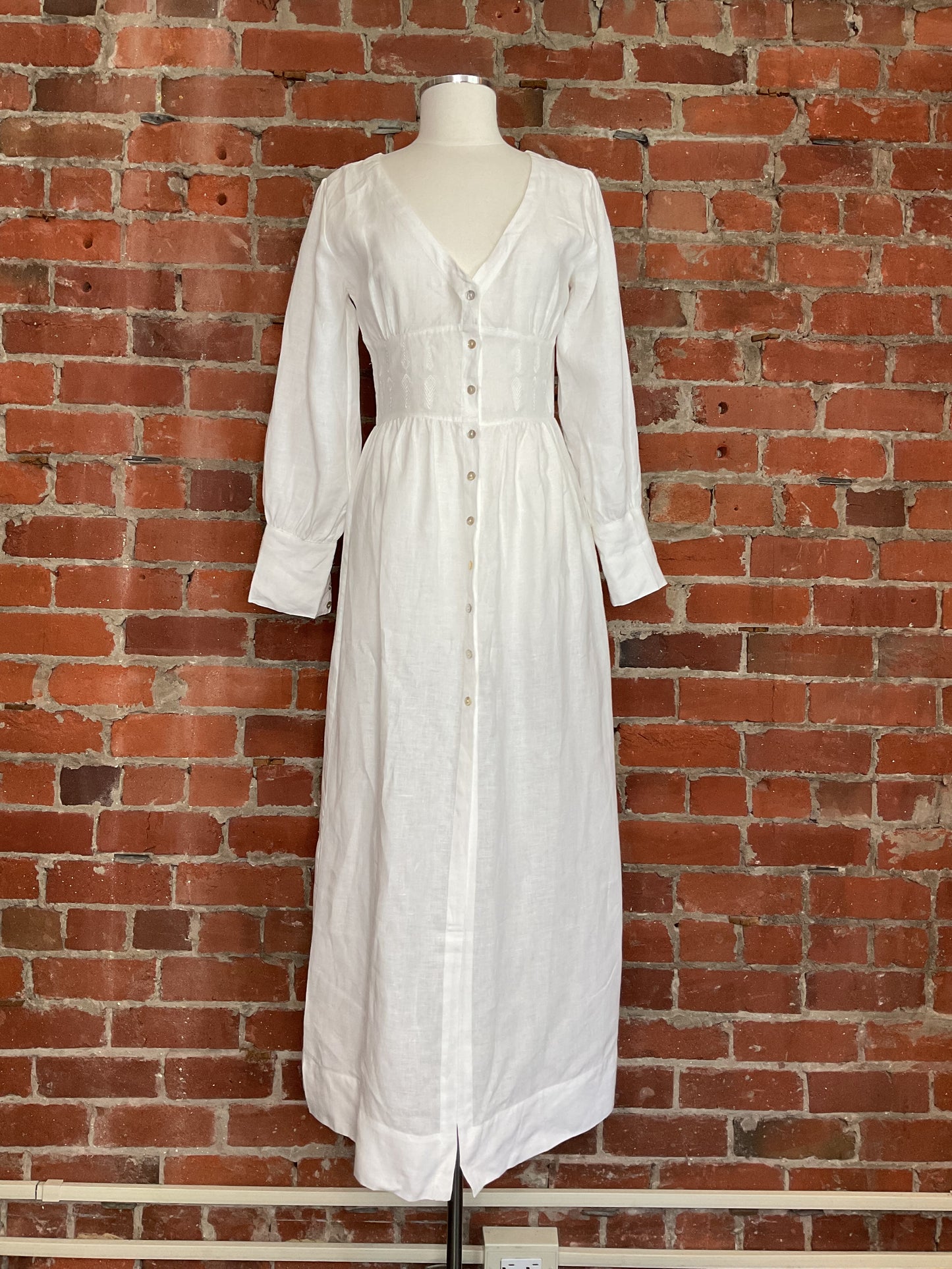 arkitaip The Gertrude Linen Maxi Dress | SZ M