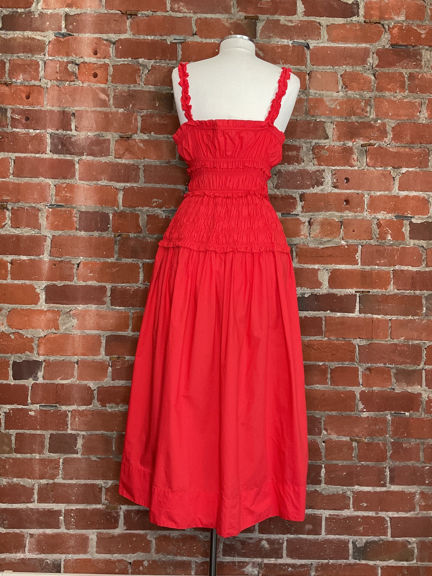 Doen Marianne Smocked Midi Dress | SZ S