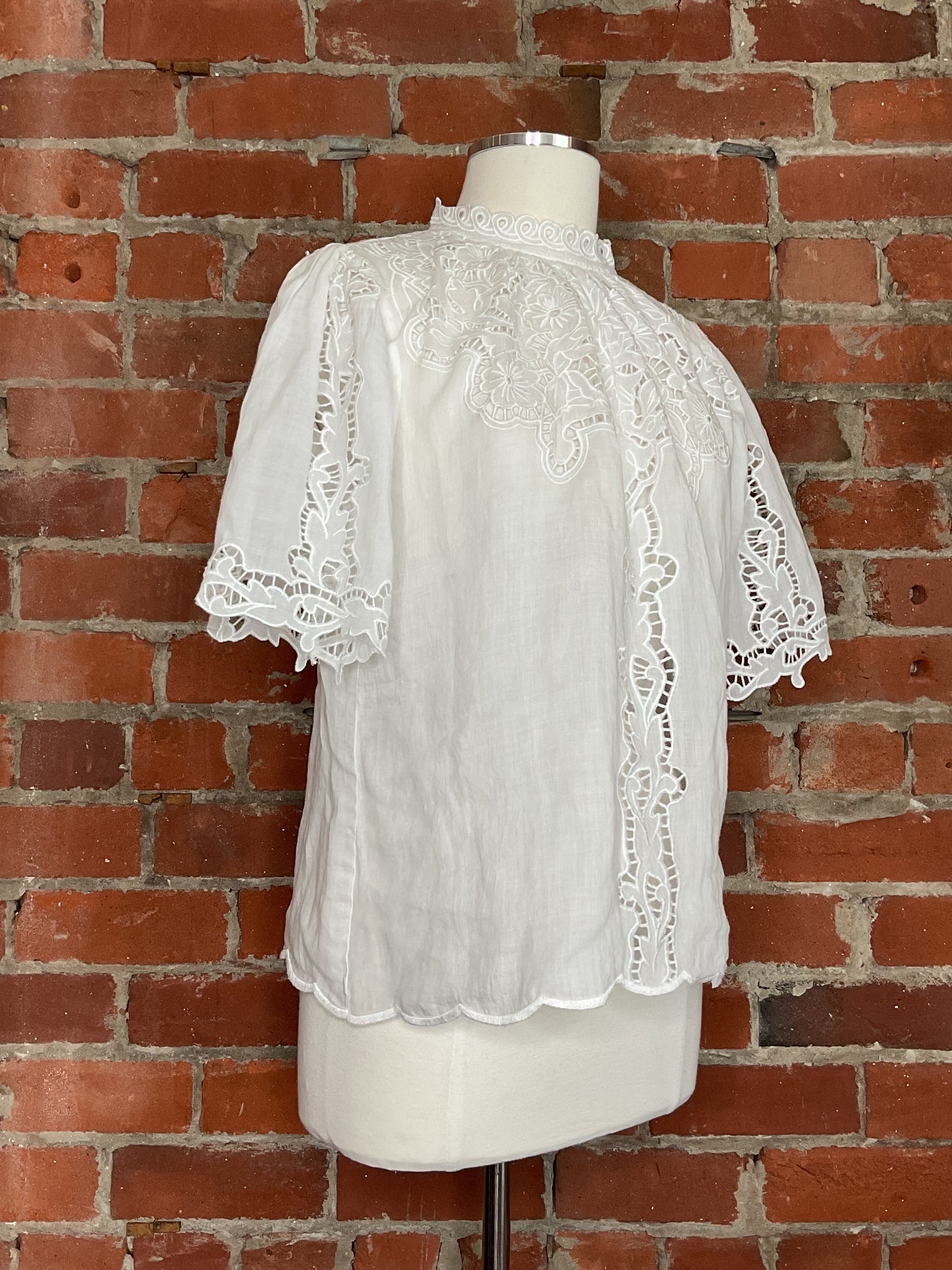 Isabel Marant Eyelet White Top | SZ 40