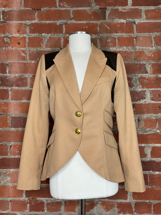 Smythe Rifle-Patch Equestrian Blazer | SZ 10