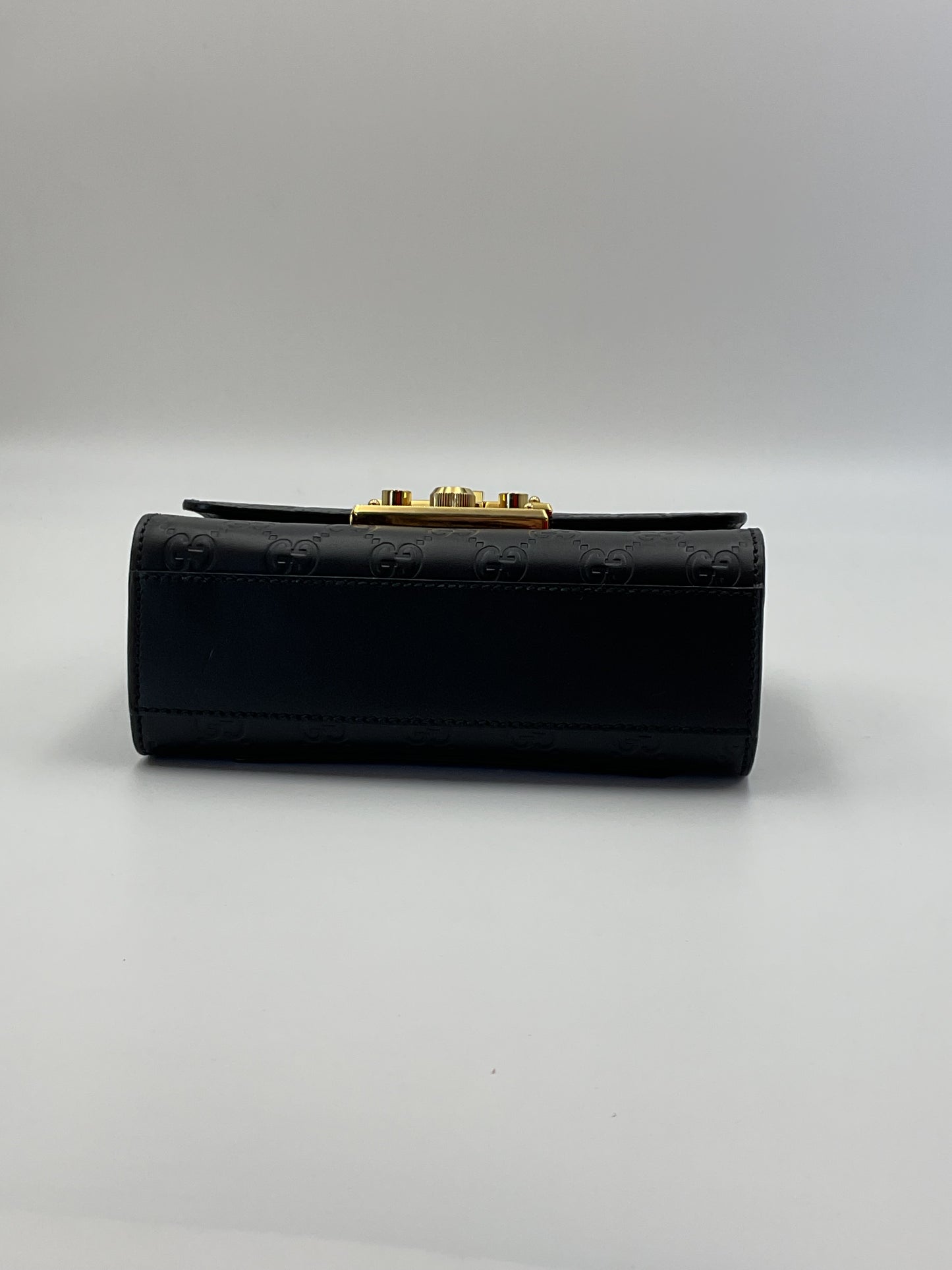 Gucci Guccissima Leather Padlock Bag