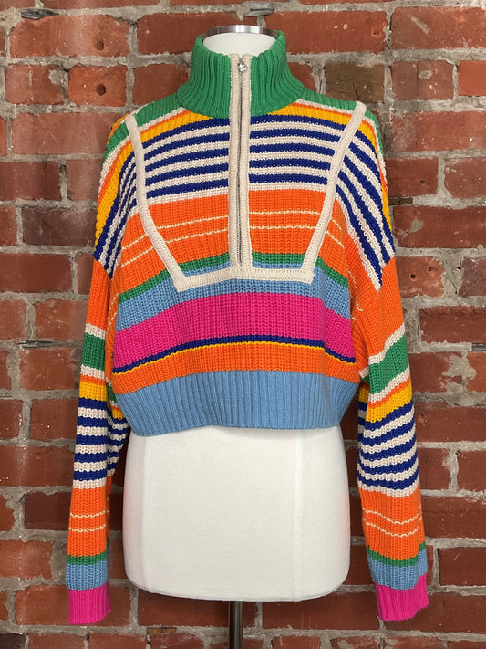 Staud Hampton Cropped Sweater | SZ S