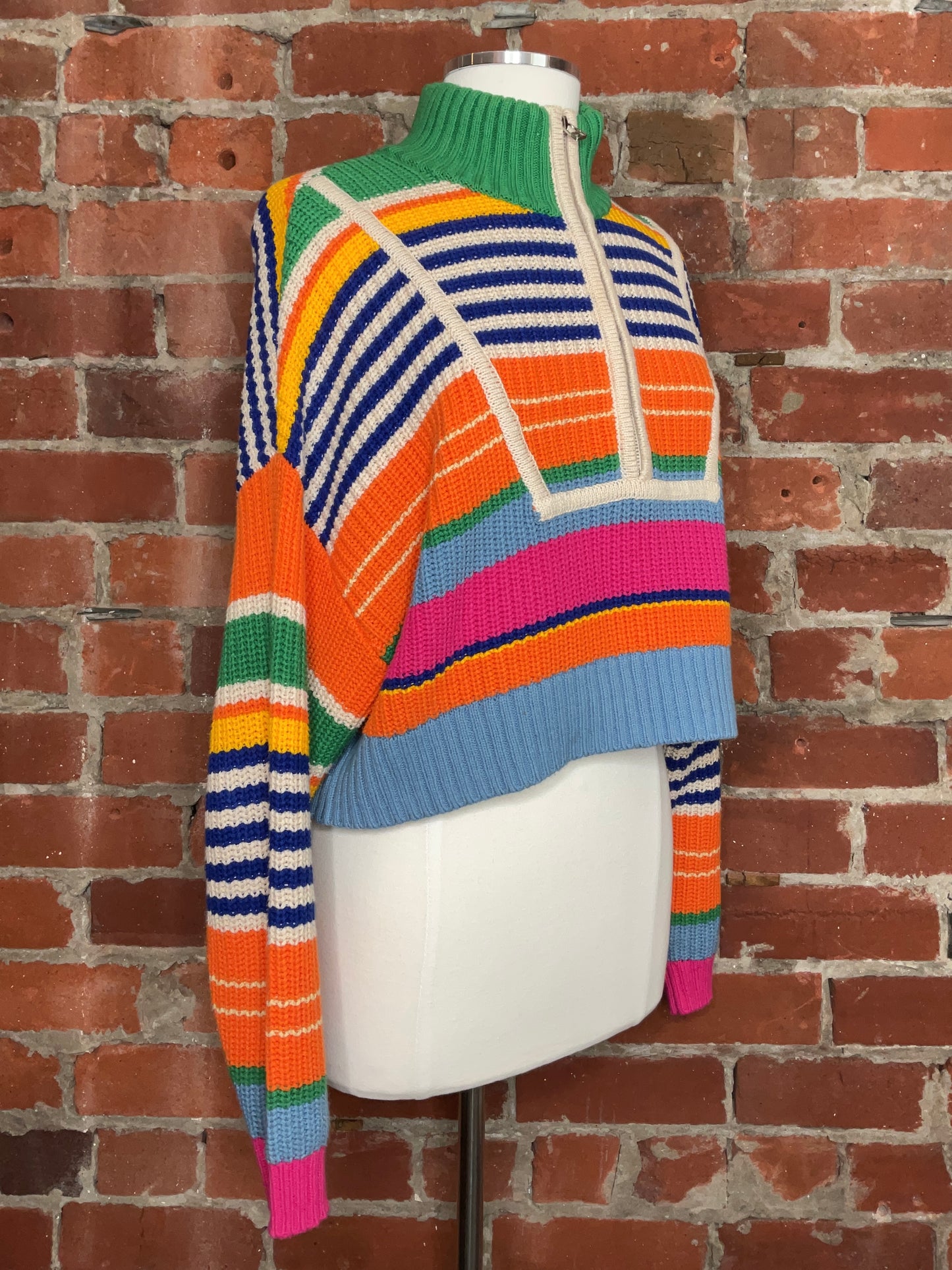 Staud Hampton Cropped Sweater | SZ S