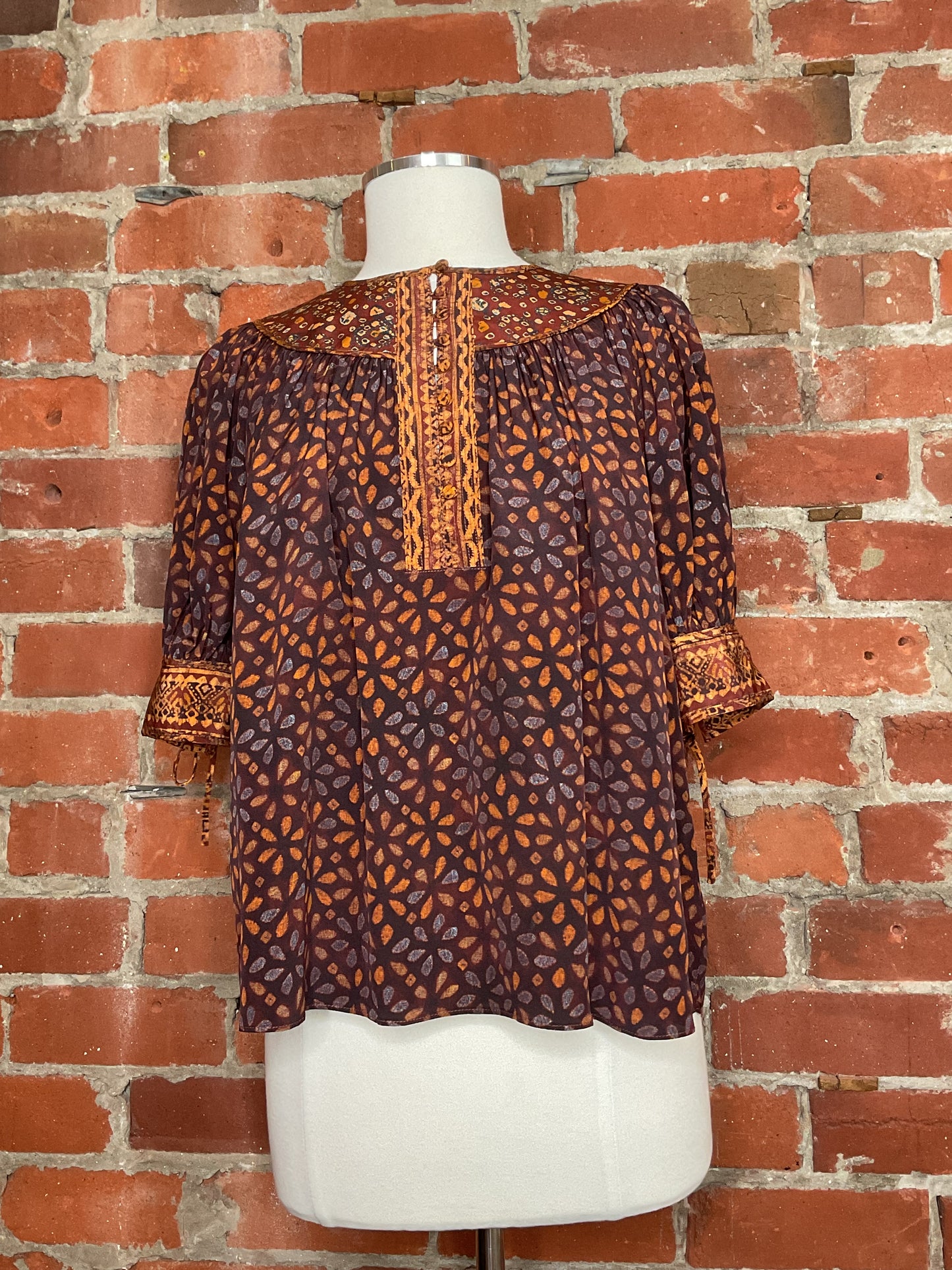 Ulla Johnson Dina Patchwork Top | SZ 6